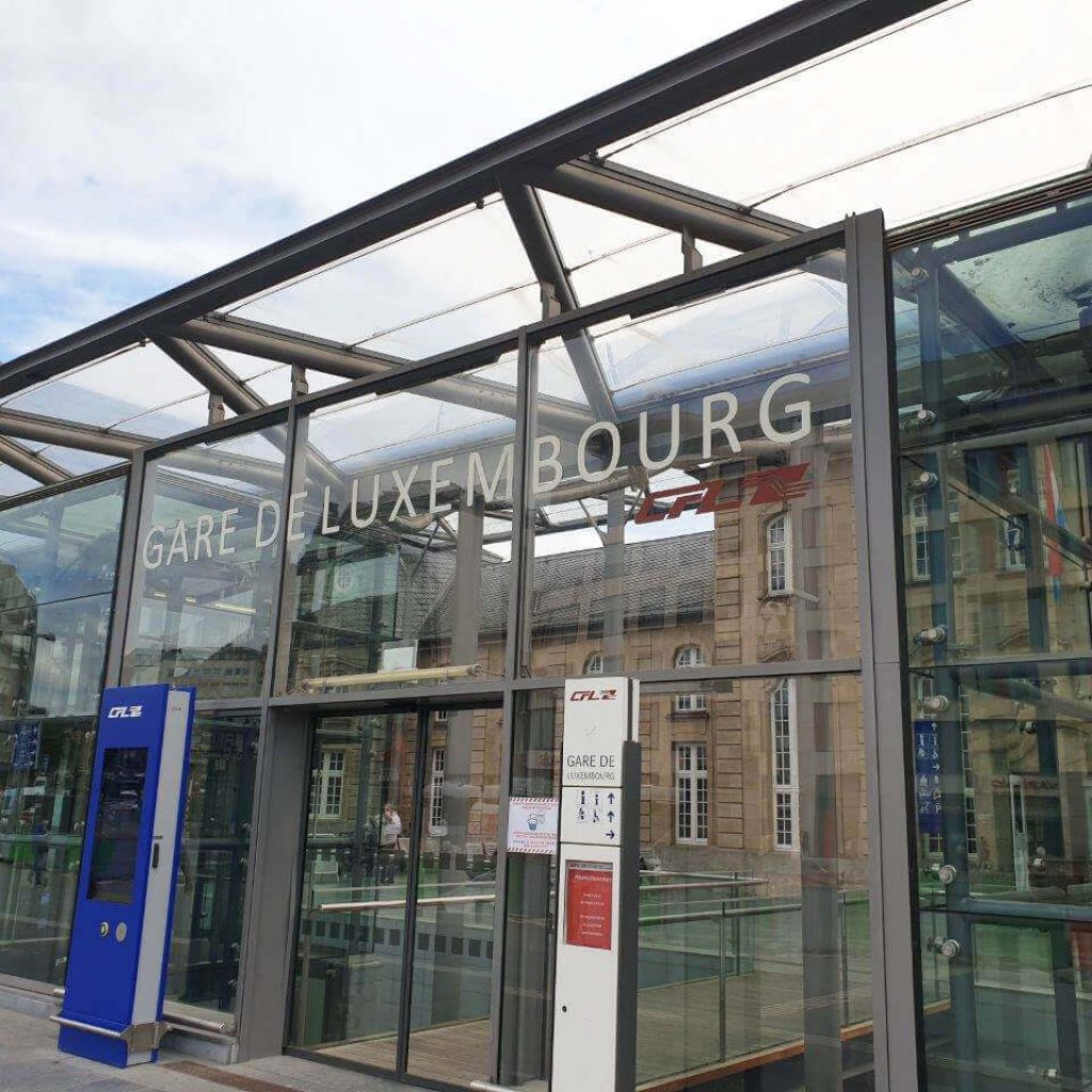 MEA lijnafwatering in Gare du Luxembourg