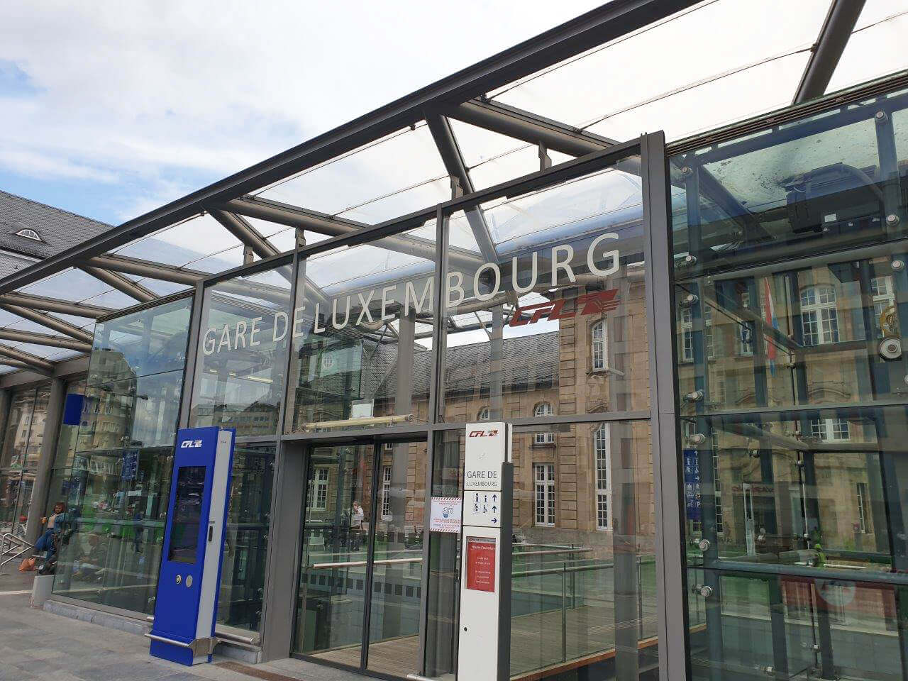 MEA lijnafwatering in Gare du Luxembourg